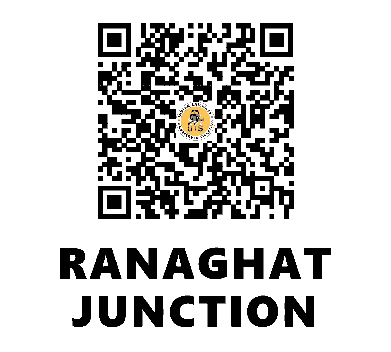 UTS QR Code for Ranaghat Junction - RHA